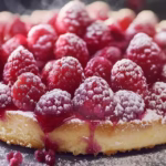 gâteau aux framboises